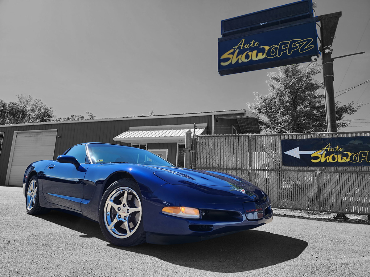 Blue C5 Corvette Ceramic Coating Modern Classic Grand Junction