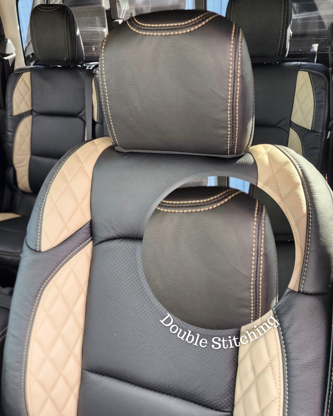 Katzkin Double Stitching