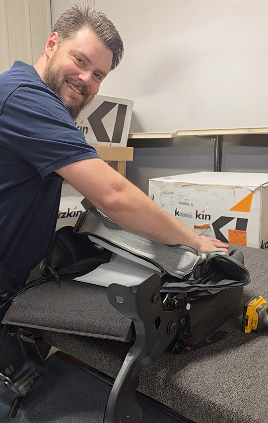 Katzkin Installation in Progress