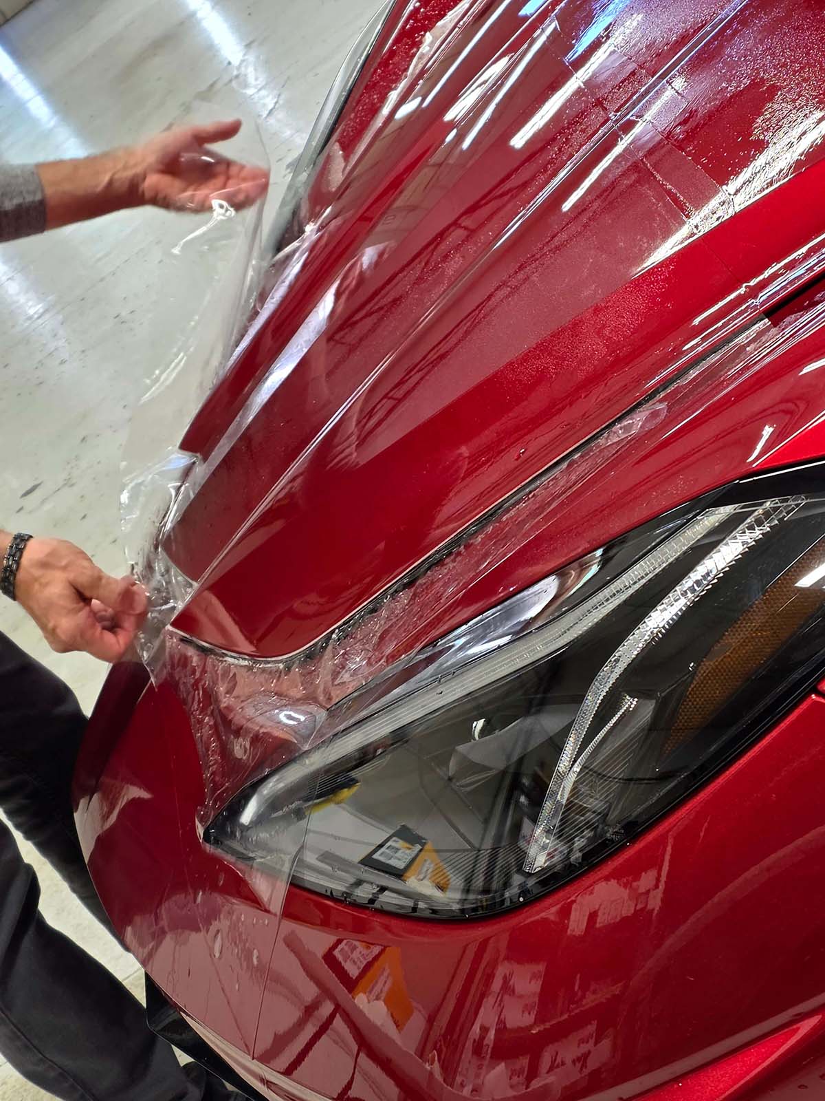 Expert Squeegee Application of XPEL Film in Grand Junction