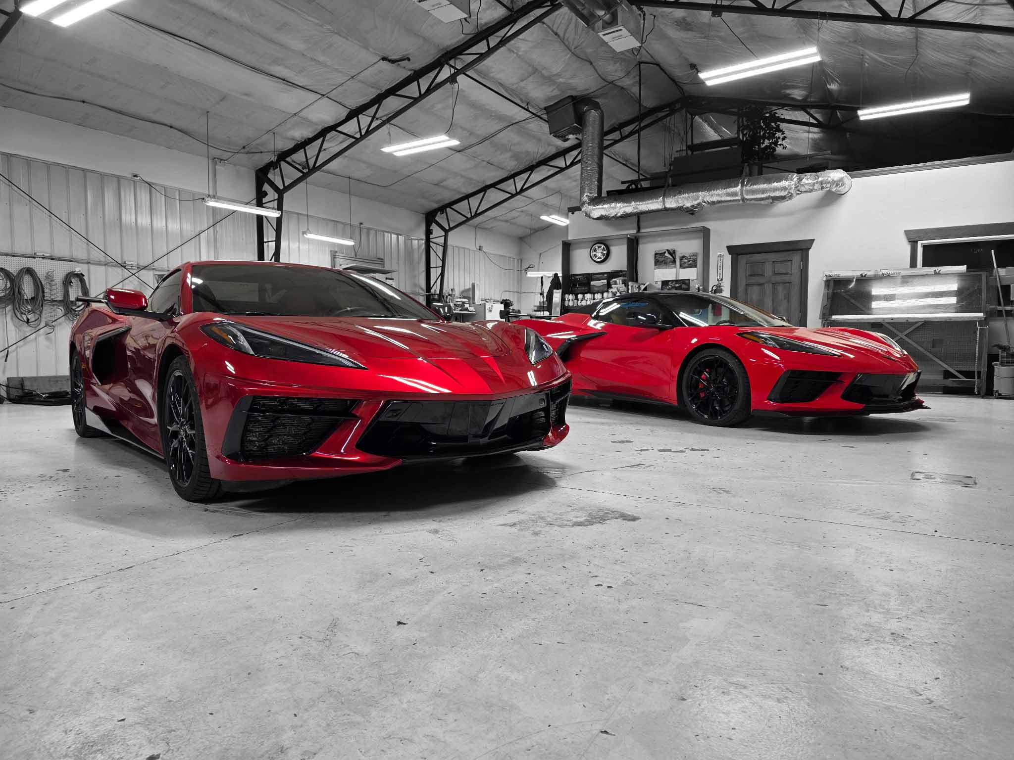 C8 Corvette Window Tinting - Multi-Vehicle Project in Grand Junction